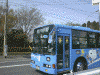 通りかかった神奈中バスのスヌーピーバス