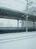 雪の岐阜羽島駅
