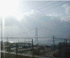 明石海峡大橋(2)/神戸−明石付近にて