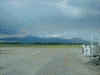 鹿児島空港から見た霧島連峰(1)