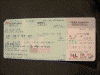 JAL524便のチケット