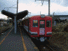 ブライダルトレイン「ゆか＆とも号」(4)/鮎川駅にて