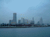大さん橋 国際客船ターミナルから見た赤レンガ倉庫，みなとみらい