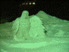 オホーツク流氷のオジロワシ(1)