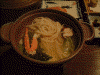 ホテル山海の夕食(5)/うどんの入ったお鍋
