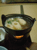 日景温泉の夕食(4)/きりたんぽ鍋