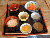ニジマス刺身定食