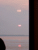サロマ湖に沈む夕陽(1)