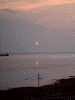 サロマ湖に沈む夕陽(3)