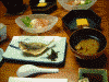 紀州鉄道箱根強羅ホテルの朝食(3)/お魚、たまご焼き、みそ汁など