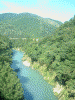 樽見鉄道から根尾川を望む(1)