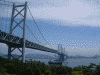 与島パーキングエリアから見る北備讃瀬戸大橋と南備讃瀬戸大橋(1)
