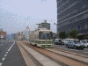 広島の市内電車(2)/原爆ドーム前電停，広島駅行き