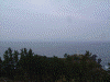 那久岬灯台(2)/うっすらと島前の島々が見えます