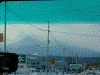 おいらせ号からの車窓(3)/八甲田山が前方に見えます