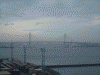 シンボルタワーから見る横浜ベイブリッジ