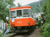 登山電車とあじさい(3)/大平台駅−上大平台信号場間