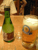 ビールと地酒(天狗舞)で乾杯
