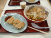 宇都宮餃子とチャーシュー麺