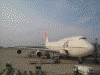 JAL1163便 函館空港に到着