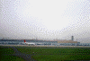 第２ターミナルの前の滑走路を離陸