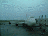 JAL1909便 沖縄行き/那覇空港に到着