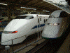 東海道新幹線 300系と山形新幹線 400系の出会い