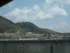 車窓から眺める福島・信夫山の桜(1)