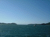 伊勢湾フェリーからの眺め(1)/日向島と答志島を望む