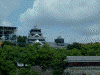 ホテルの部屋から見える熊本城(2)