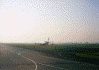 JAL1661便が離陸するまでの羽田空港の様子(1)/回送中のJAL機