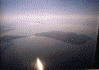 JAL1661便からの眺め(29)＜一眼レフ＞/中海と江島・大根島