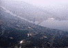 JAL1661便からの眺め(31)＜一眼レフ＞/松江城と宍道湖