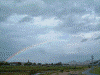 川にかかる虹(3)