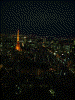 東京シティビューからの夜景(13)/東京タワー方面