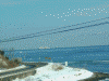 スーパー白鳥１号からの車窓(7)/津軽海峡へ向かうフェリー
