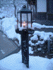 青荷温泉の朝(3)/津軽弁の書かれたランプ照明