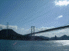 みもすそ川公園から見る関門橋(1)