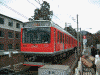 箱根登山鉄道(13)/強羅駅にて・降車ホームから乗車ホームへ転線中