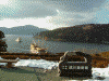 成川美術館からの眺め(9)/芦ノ湖と海賊船と富士山