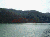 錦秋湖にかかるＪＲ北上線の鉄橋(1)