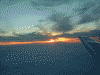 JAL4504便から眺める夕陽(4)