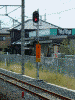 栗橋駅で見かけたＡＴＳ切り替え標識