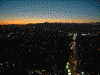 東京シティビューからの眺め(22)/夕焼けの向こうに富士山が見える
