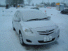 車は雪をかぶってました(苦笑)