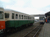 鹿島鉄道の車両たち(3)/キハ431。ホームにはKR-501が到着