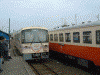 鹿島鉄道の車両たち(9)/KR-501も車庫へ入っていきます