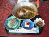 柿の葉寿司と吉野葛うどんのセット