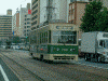 広島電鉄の電車(19)/3系統 西広島（己斐）行き/702号車/市役所前付近