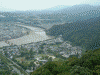 岩国城からの眺め(1)／錦帯橋と錦川